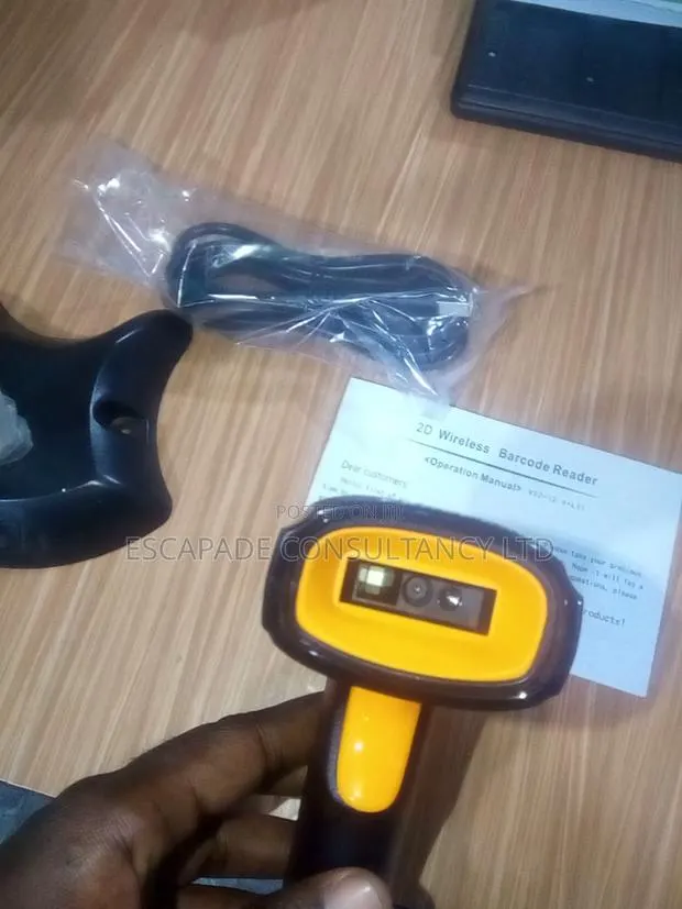 Barcode Scanner 2d Bluetooth Wireless With Stand Esc · Photo 1
