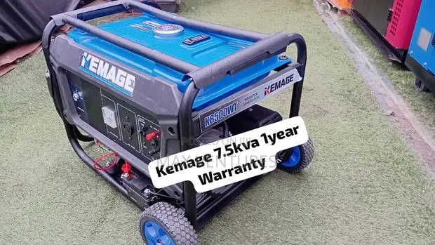 KEMAGE 7.5KVA Heavy Duty Petrol Generator Available 7.5kva · Photo 1
