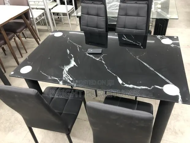 Dining Table With Four Chairs (Dining Sets) · Photo 1