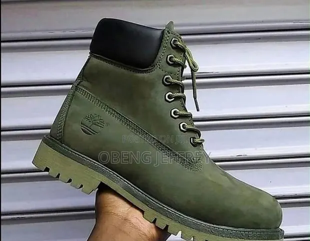 Original Timberland Waterproof Boot Army/Forest Green · Photo 1