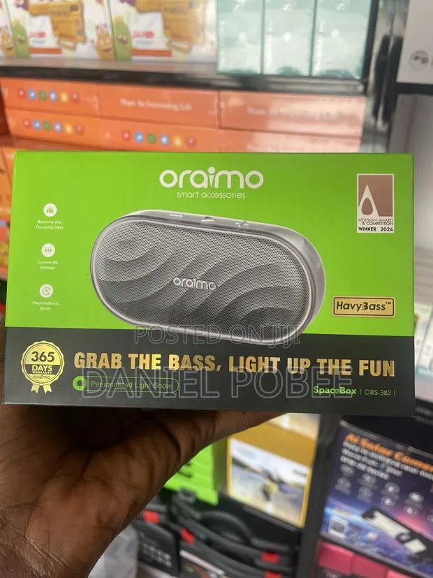 Brand New Oraimo SpaceBox OBS-382 Bluetooth Speaker | Heavy Bass · Photo 1