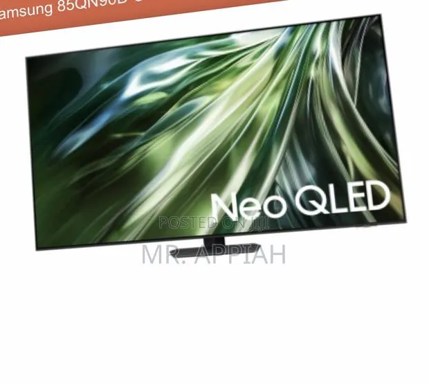 Sleek Design Samsung 85qn90d 85” Qled Smart HDR Television · Photo 1