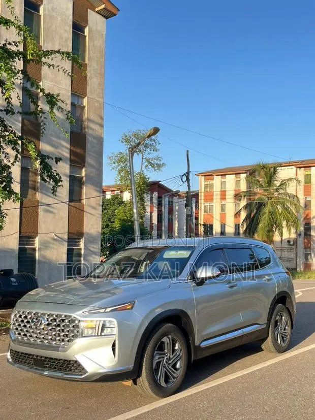 Hyundai Santa Fe 2021 Silver · Photo 1