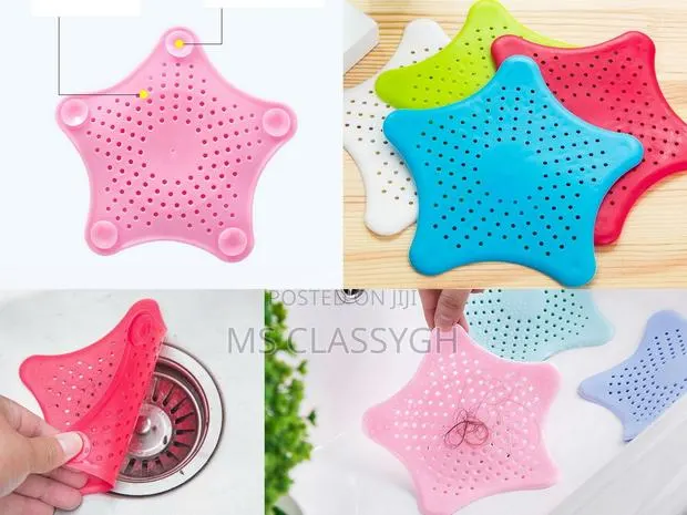 Star PVC Sink Filter Bathroom Kitchen Sewer Filter Bath Show · Photo 1