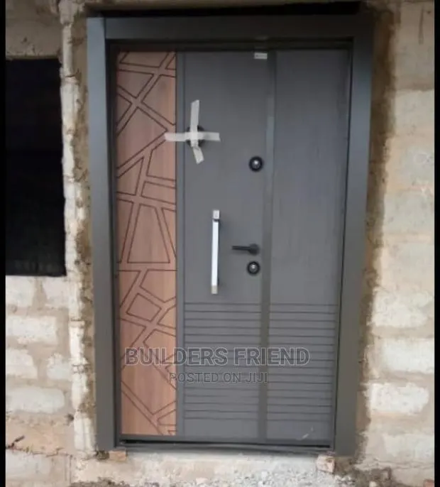 Luxury One and Half Turkey Main Entrance Security Door Set · Photo 1
