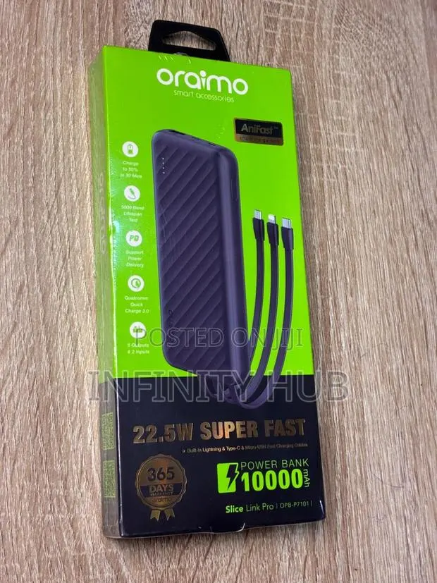 Oraimo Powerbank 10,000mah · Photo 1