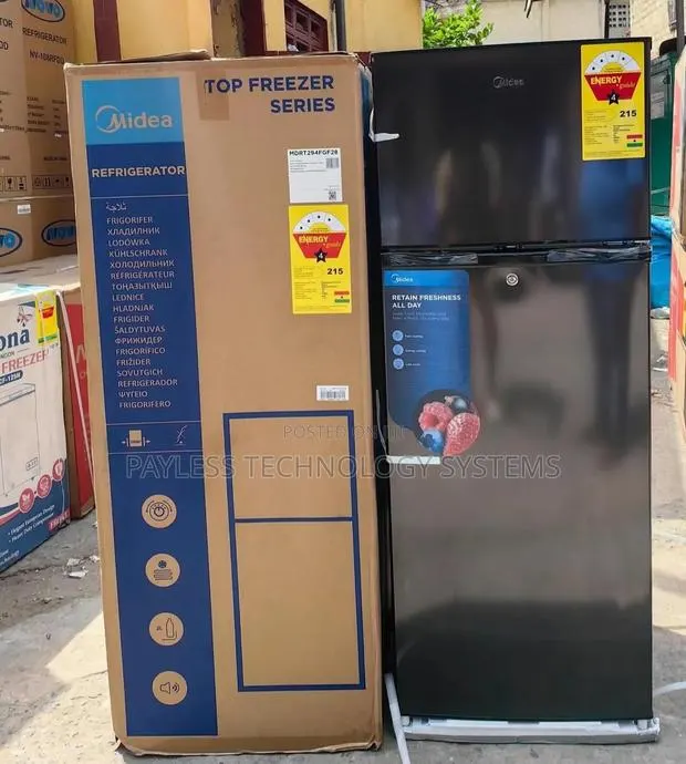 Midea 207ltrs Top Mount Defrost Refrigerator Mdrt294fgf28 · Photo 1