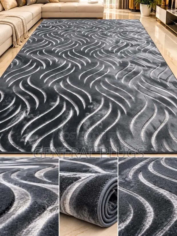 Luxury Turkish Suede Velvet Fluffy Carpet Big Size (200x300cm) · Photo 1