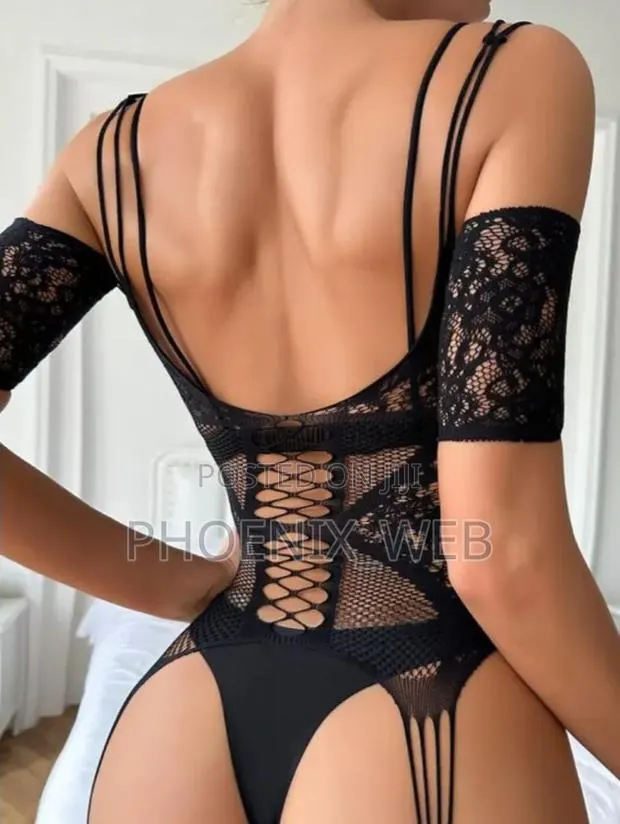Sexy Black Seductive Fishnet Lingerie · Photo 1
