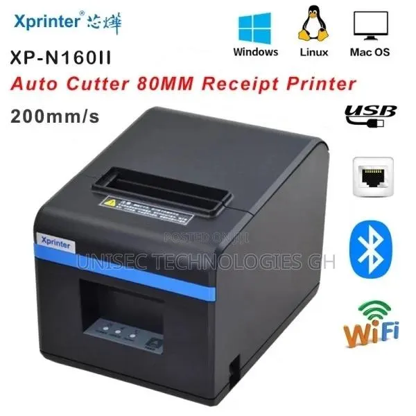 Xprinter Receipt Printer 80mm With USB and LAN Ports · Photo 1