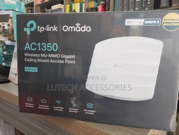 Tplink Omada Wireless Mumimo Gigabit Celling Mount Access Point Eap225 · Photo 1
