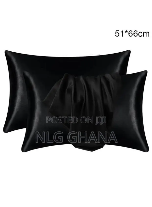 1 Pair 26x22inch Silk Pillowcase Imitation Silk Pillow Case. Ghx4716 · Photo 1
