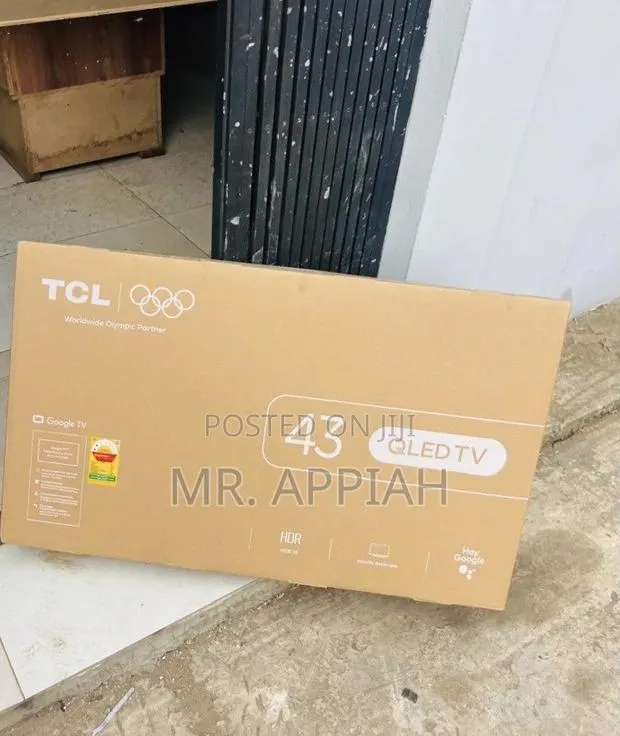 Premium Design TCL 43” Qled Android Smart TV(Black)2025 Model · Photo 1
