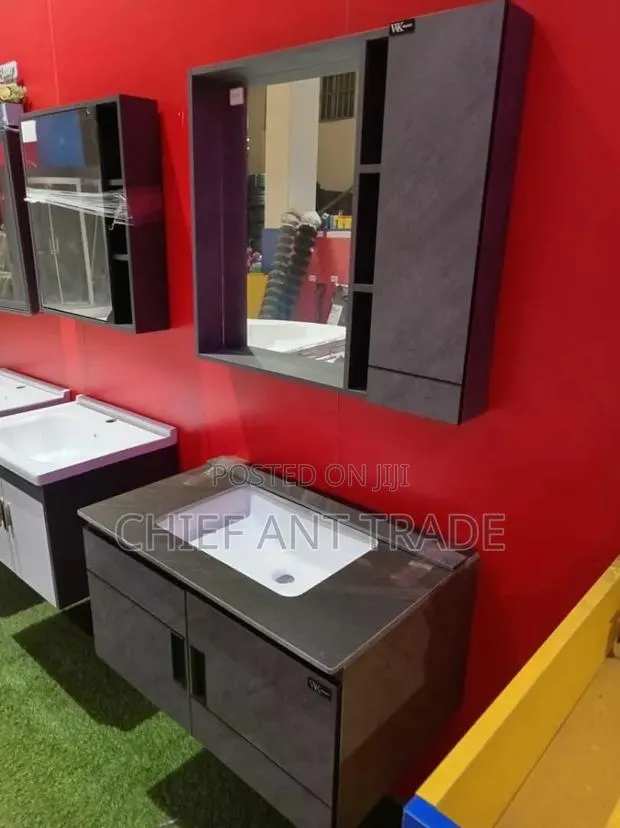 80cm Cabinet Hand Wash Basins With Marble Top · Photo 1