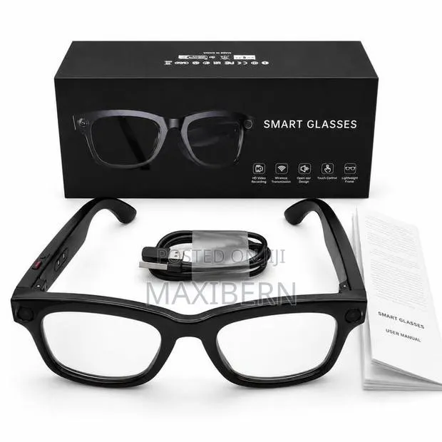 AI Smart Glasses With HD Camera, Bluetooth 5.4, Music Calls · Photo 1