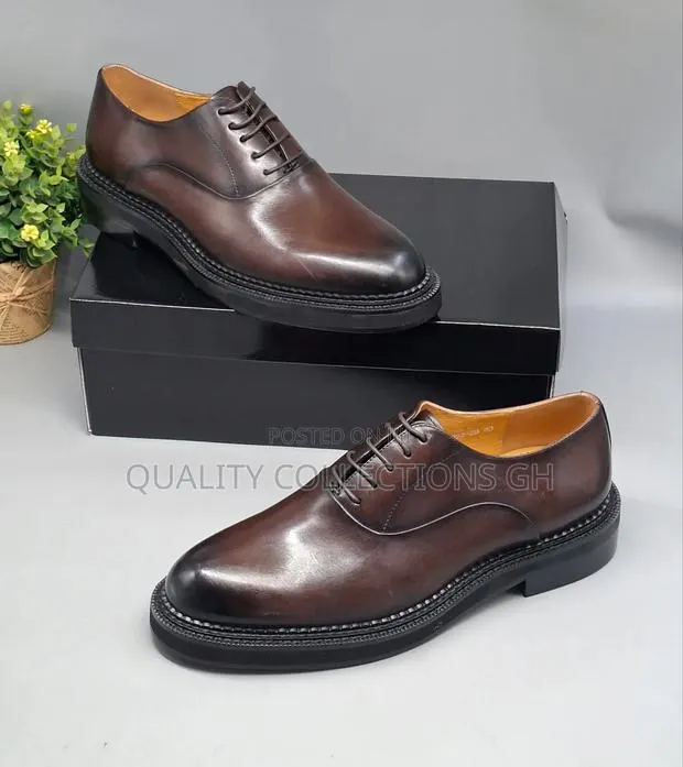 Authentic Coffee Leather Shoe · Photo 1