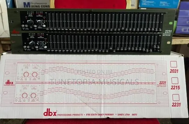 DBX 2231 Dual Channel 31-Band Graphic Equalizer/Limiter. · Photo 1