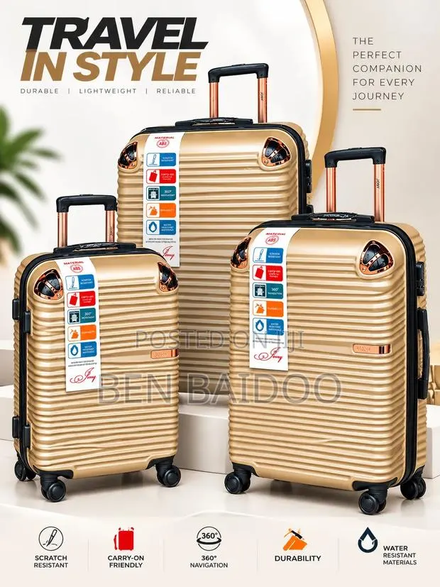 Authentic Travelling Bags 3in1 (Travel in Style) · Photo 1