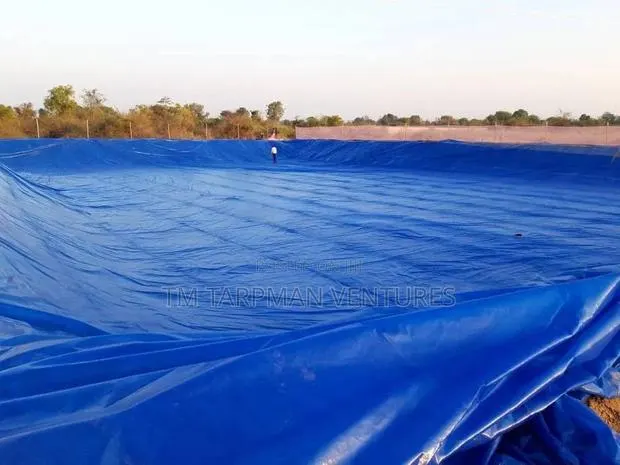 Dam/Pond Lining With PVC Tarpaulin of 65mx65m · Photo 1