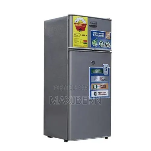 Nasco NASF2-90FL Double Door Table Top Fridge - 65 Liters - Silver · Photo 1
