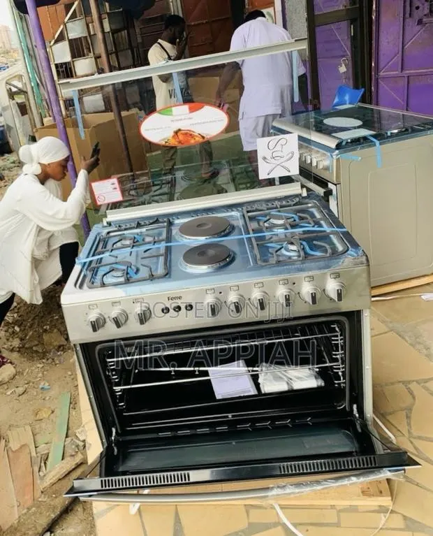Buy Ferre 60x90cm Glass Lid 4 + 2 Electric Cooker(Oven Grill) · Photo 1