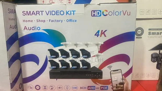 8 Channel Smart Surveillance CCTV Camera Remote Monitoring 2way Audio · Photo 1