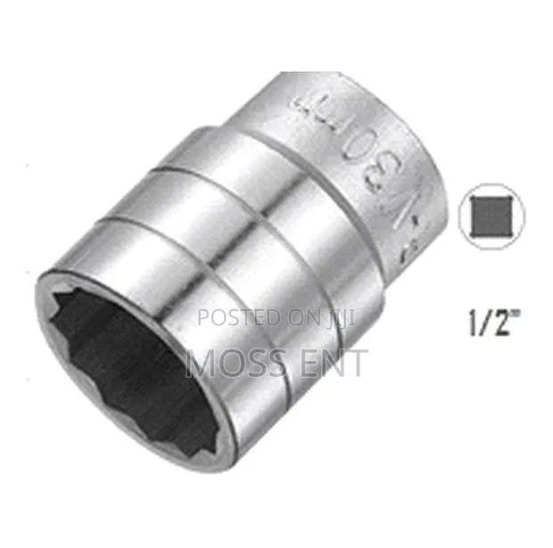 Drive Socket Short 12pt 1/2inch X 8mm - Absk40008-St002 · Photo 1
