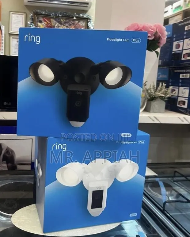 Buy Durable Ring Floodlight Cam Wired Plus, Outdoor Home(Black/White) · Photo 1