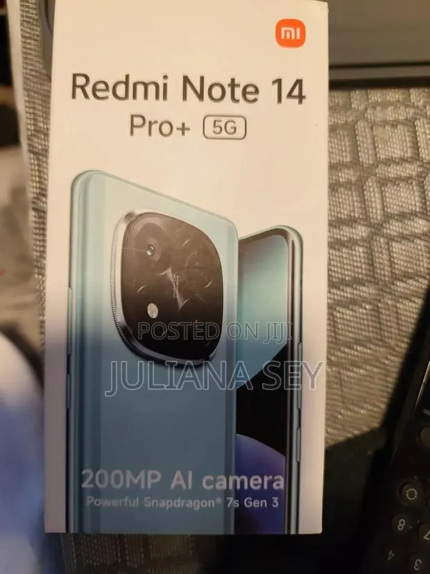 New Xiaomi Redmi Note 14 Pro+ 5G 256 GB Black · Photo 1