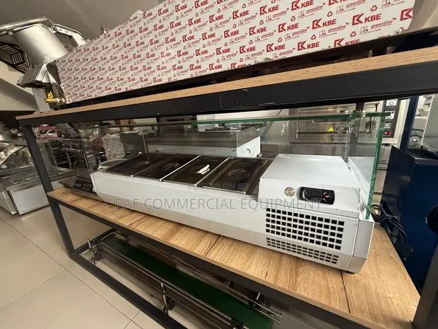 Commercial Stainless Steel Salad Bar 6 Pot · Photo 1