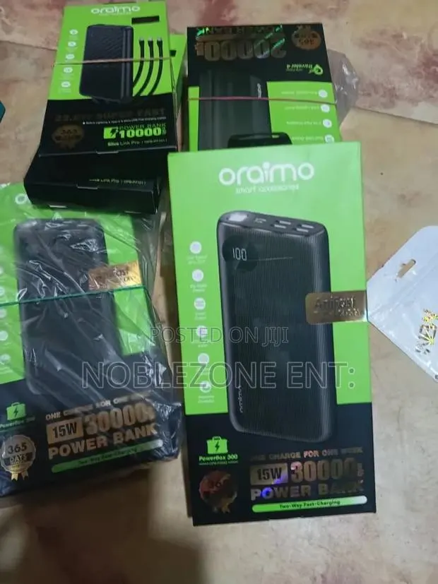 Original Oraimo Power Bank 10000mah,20000,And 30000 · Photo 1