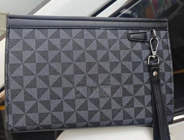 Business Style Men's Clutch Large Wallet Soft Pu Leather Male Pack Bag · Photo 1
