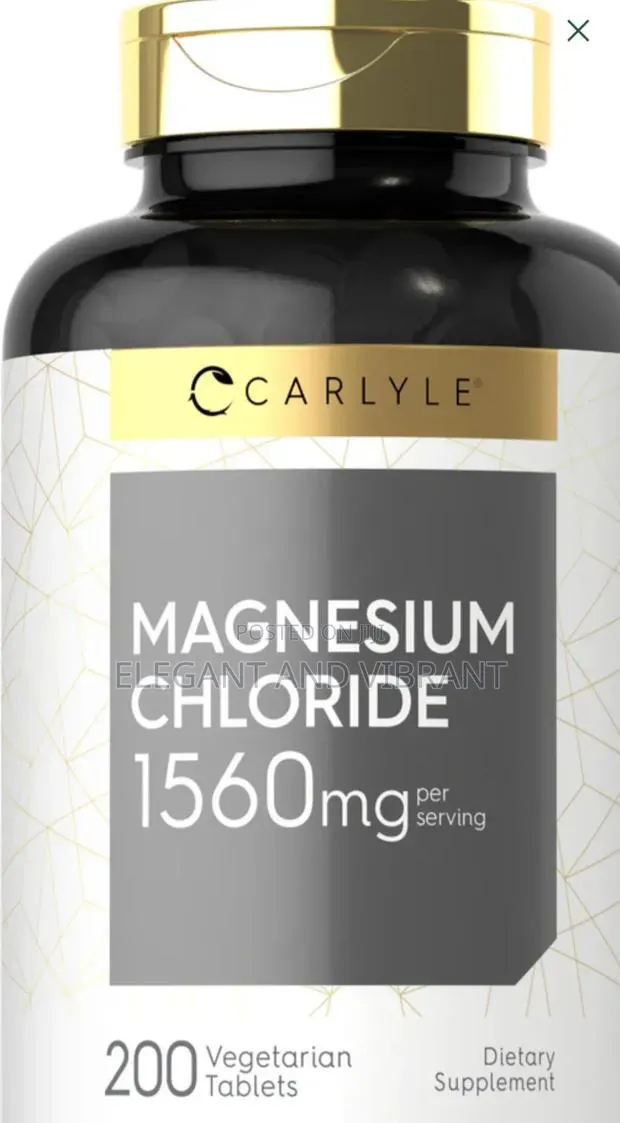 Magnesium Chloride 1560mg Per Serving | 200 Tablets · Photo 1