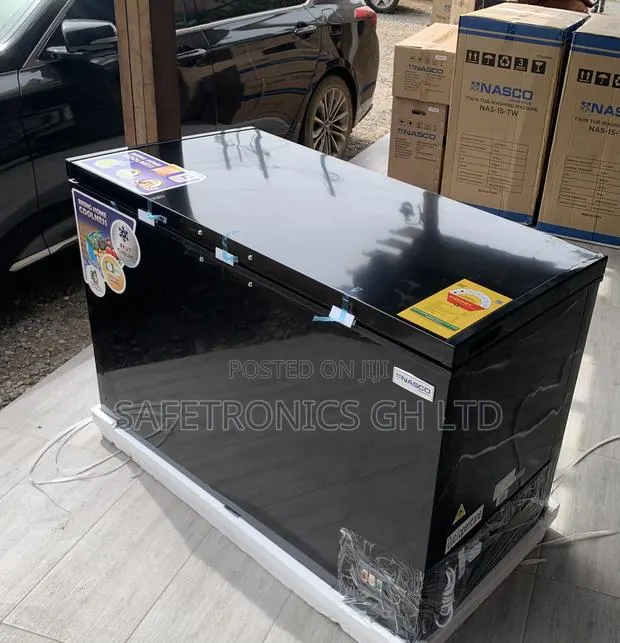 Original Sleek Nasco 400l Black Chest Freezer (Nas-475fl-B) · Photo 1