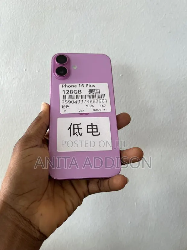 Apple iPhone 16 Plus 128 GB Pink · Photo 1