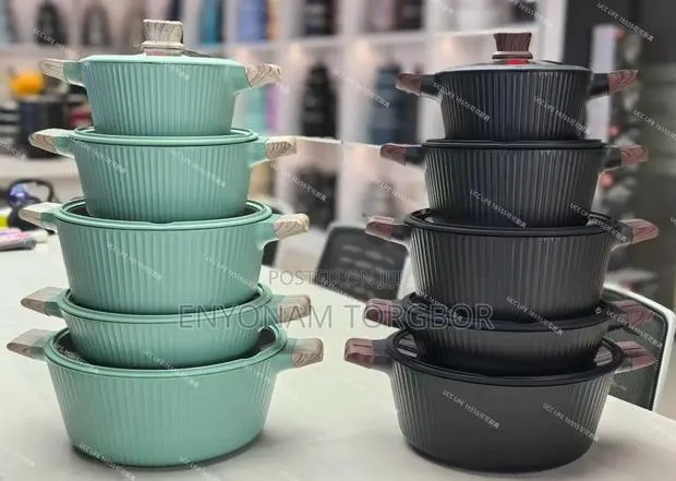 Ribbed Non-Stick Cookware Set · Photo 1
