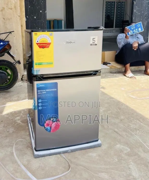 Get Authentic Midea 87l 2 Door Table Top Fridge(Gray) · Photo 1