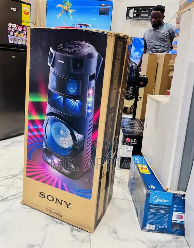 Most Unique Sony MHC-V83d Portable Bluetooth Speaker(Black) · Photo 1
