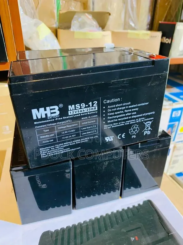 MHB 12v 9ah Agm Sealed Acid Ups Battery for Security and Motorcycle · Photo 1