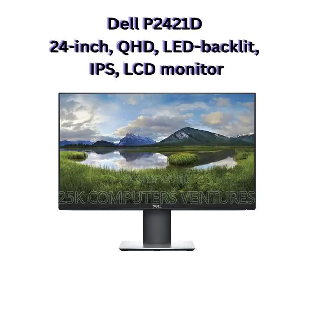 Dell 24′′ QHD-1440p IPS Monitor | sRGB | HDMI + DP | Height Adjustable · Photo 1
