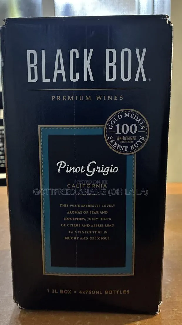 Box of Black Box Pinot Grigio California Wine · Photo 1