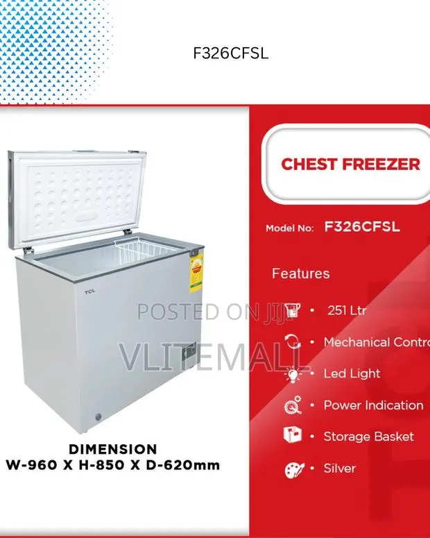 TCL Chest Freezer F326cfsl · Photo 1