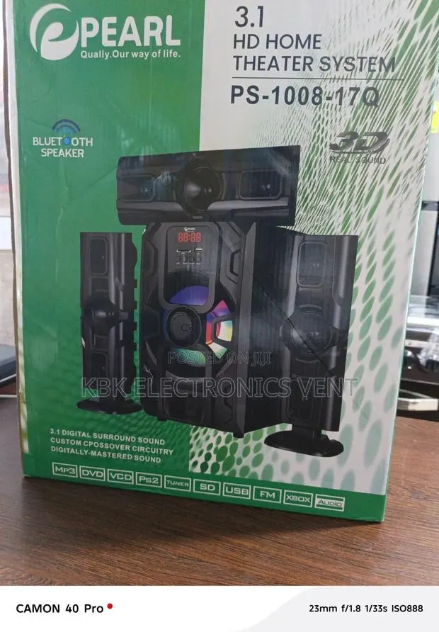 Pearl 3.1Channel Bluetooth Speaker · Photo 1