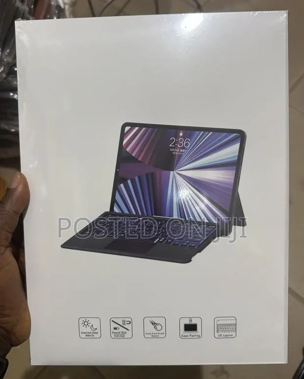 Tablet A11+ /A9plus Magnetic Smart Keyboard Case With Trackpad Light · Photo 1