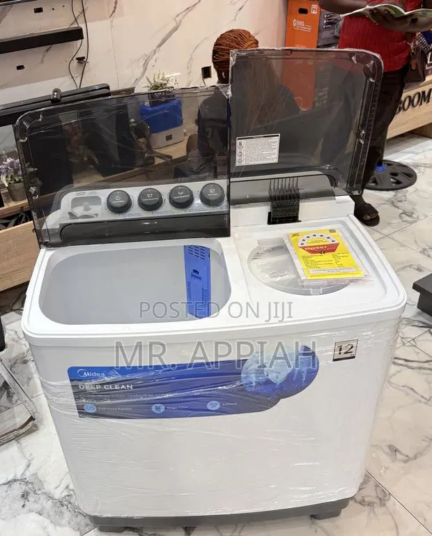 Efficient Midea 12kg Twin Tub Washing Machine(Transparant Lid) · Photo 1