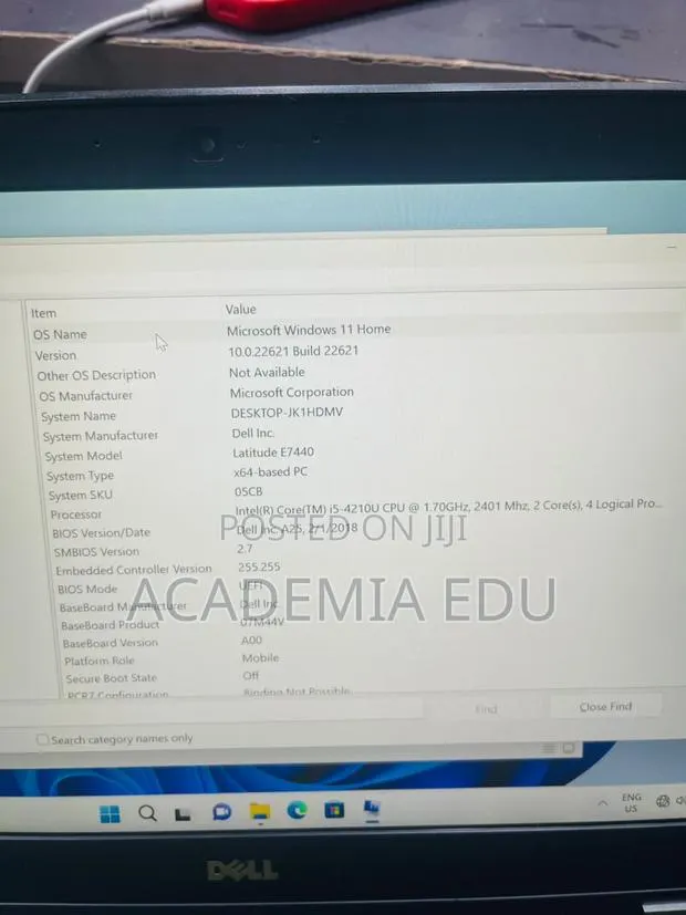 Laptop Dell Latitude 7440 8GB Intel Core i5 SSD 128GB · Photo 1