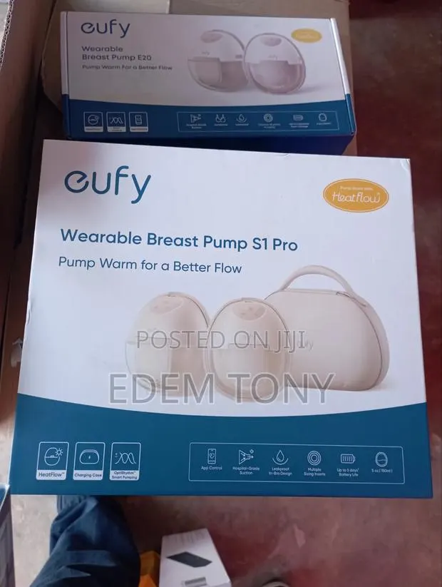 The Eufy Wearable Breast Pump S1 Pro, Featuring Built-in HeatFlow · Photo 1