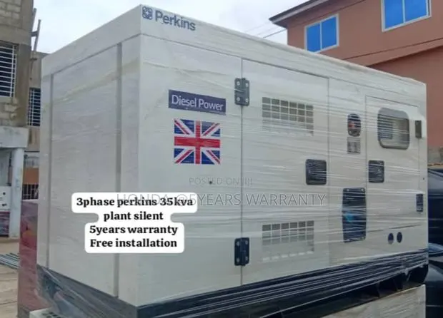 Ease Into Flow Perkins 35kva Generator Silent 3phase 35kva · Photo 1