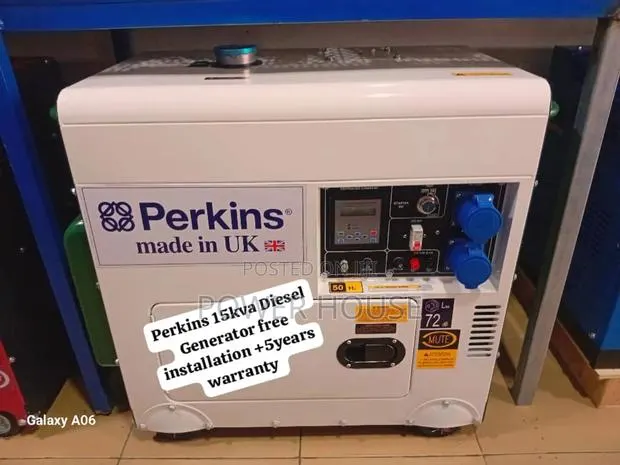 Bugged Energy Perkins Diesel Generator 15kva Silent · Photo 1