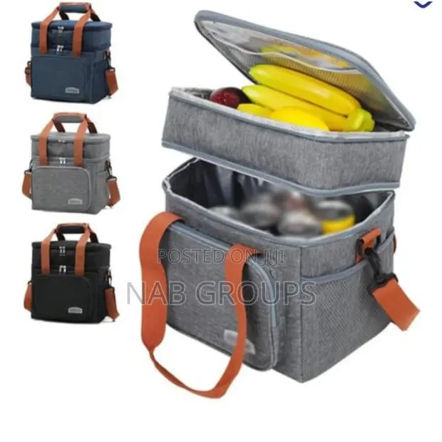 Double Decker Insulated Lunch Bag · Photo 1